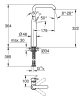 Grohe Essence Bateria umywalkowa wysoka brushed cool sunrise 24170GN1 